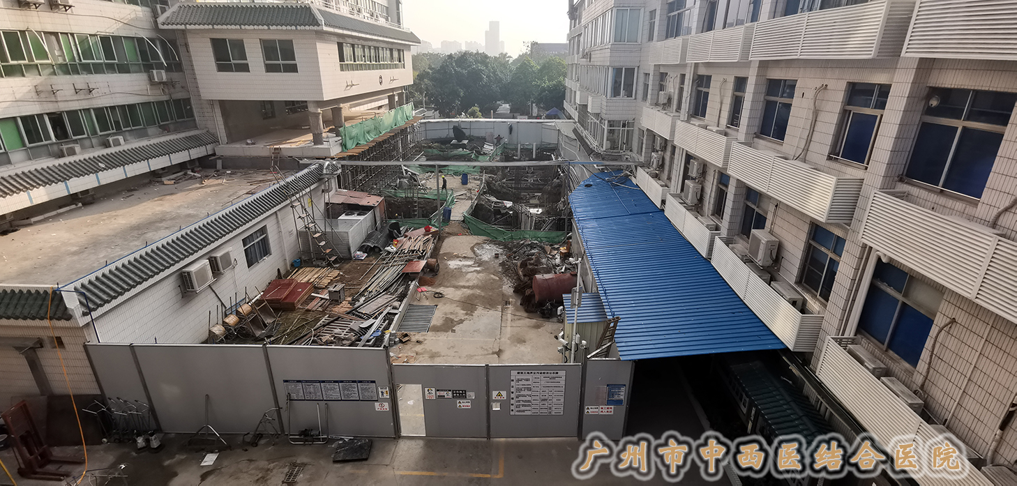 谢丽英《连廊建设中》脑病科